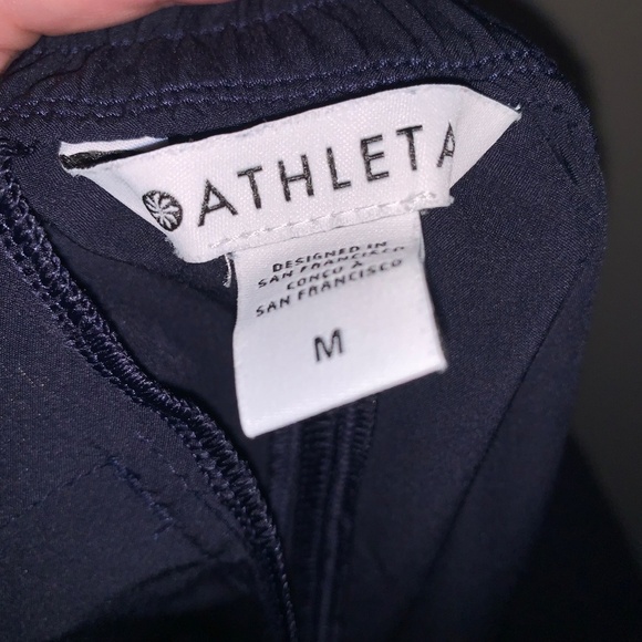 Athlete Navy Blue High Rise Athletic Running Shorts M - Picture 3 of 8